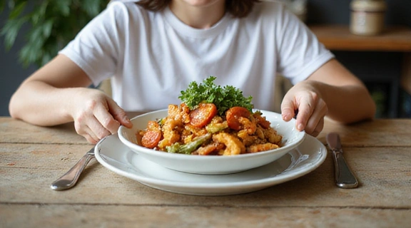 Immagine di alimentazione consapevole